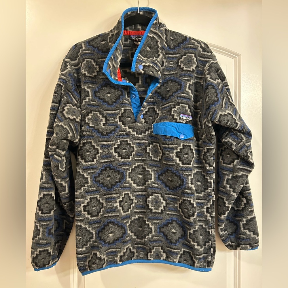 Men’s patterned Synchilla Snap-T Patagonia pullover